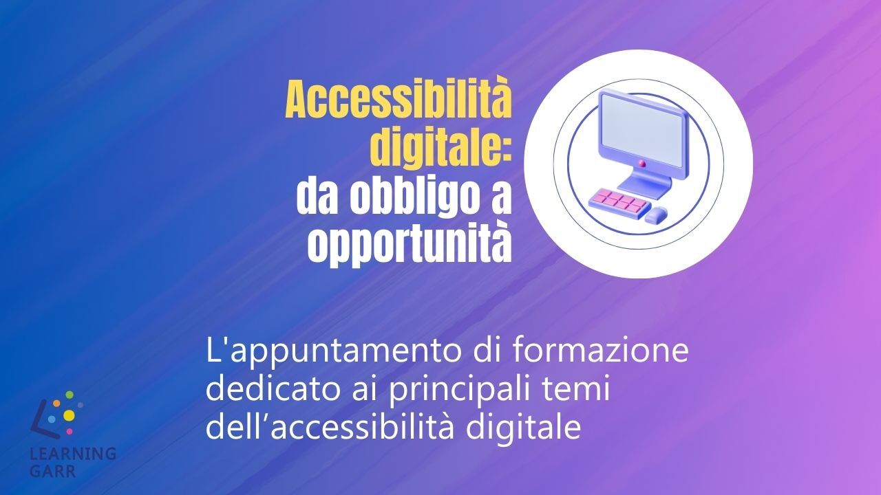 Immagine ciclo Accessibilità digitale